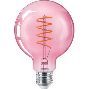 Philips Filamentlamp roze 25W G93 E27