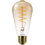 Philips LED-lamp Edison - Extra Warmwit licht - E27 - 25 W - Amber - Dimbaar - Energiezuinig - Filamentlamp