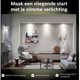 Philips Hue Starterspakket - GU10 - met 6 Spotjes - Warm tot Koelwit Licht - Incl. 1 Hue Bridge - Hue White Ambiance