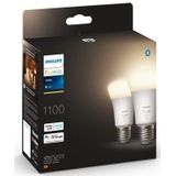 Philips - Hue - Standaardlamp E27 - Zachtwit Licht - 2-pack