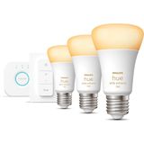 Philips Hue White Ambiance Starter Pack E27 met 3 lampen, dimmer + Bridge