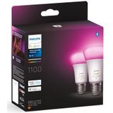 Philips - Hue Standaardlamp - Wit en Gekleurd - 2-pack - E27 - 1100lm