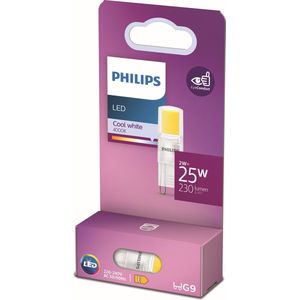 6x Philips G9 LED capsule | COB | Helder | 4000K | 2W (25W)