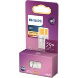 Philips energiezuinige LED Capsule Transparant - 25 W - G9 - warmwit licht - 2 stuks - Bespaar op energiekosten