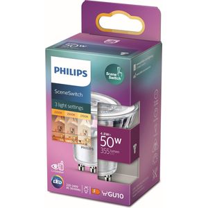 Philips - LED Reflectorlamp - Warm Wit - GU10 - Energieklasse F