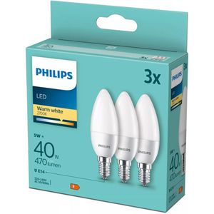 Philips 8719514313385 LED-lamp Warm wit 2700 K 4,9 W E14 F