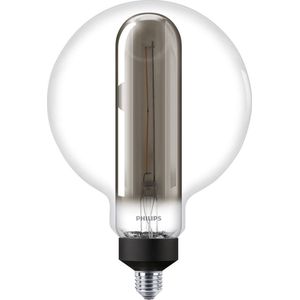 Philips LED-lamp Giant Staaf - Warmwit licht - E27 - 20 W - Zwart - Dimbaar - Energiezuinig - Decoratieve filamentlamp