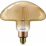 Philips LED lamp E27 | Vintage | Paddenstoel | Goud | 1800K | Dimbaar | 5.5W (40W)