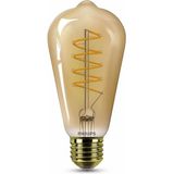 Philips LED-lamp Edison - warmwit licht - E27 - 25 W - goud - dimbaar