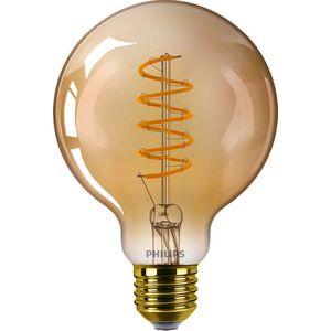 Philips LED Globe Spiraal Goud - 25 W - E27 - Dimbaar extra warmwit licht
