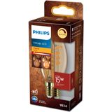 Philips LED Kaars Spiraal Goud - 14 W - E14 -  Dimbaar extra warmwit licht