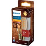 Philips Ledfilamentlamp Kaars Amber E14 2,5w | Lichtbronnen