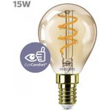 Philips - LED-lamp P45 - Goud / Messing - 2.60 W - 136 lm