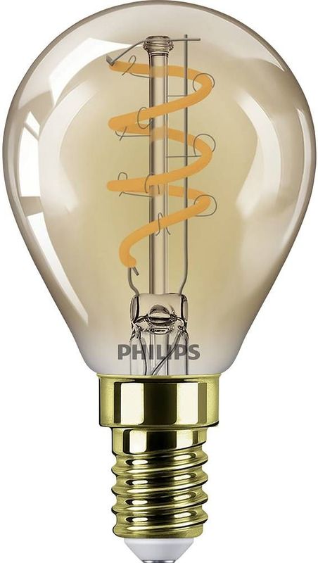 Philips - LED-lamp P45 - Goud / Messing - 2.60 W - 136 lm