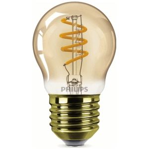 Philips LED Kogellamp Spiraal Goud - 15 W - E27 - Dimbaar extra warmwit licht
