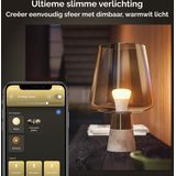 Philips Hue Slimme Lichtbron E27 Duopack - zachtwit licht - 9W - Bluetooth - 2 Stuks