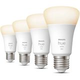 Philips - Hue Standaardlamp - Warmwit Licht - 4-Pack - E27 - 800lm