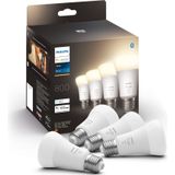 Philips Hue White A60 E27 806 Lumen - 4-Pack