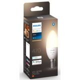 Philips Hue Kaarslamp Lichtbron E14 - zachtwit licht - 5,2W - Bluetooth