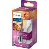 Philips LED GLS E27 3,4-40W filament helder WarmGlow blister - 5102513