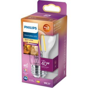 Philips - Led Classic - Dimbaar - Warmwit - E27 - Helder