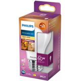 Philips - Led Classic 60W A60 E27 - Dimbaar - Warmwit - Mat