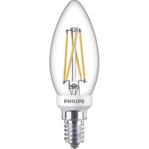 Philips LED Kaars Transparant - 25 W - E14 - Dimbaar warmwit licht