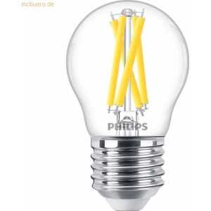 Philips LED Kogellamp Transparant - 40 W - E27 - Dimbaar warmwit licht