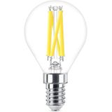 Philips LED Kogellamp Transparant - 60 W - E14 - Dimbaar warmwit licht