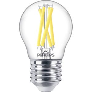 Philips LED Kogellamp Transparant - 60 W - E14 - Dimbaar warmwit licht