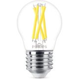 Philips - P45 - LED-lamp - Warmwit - Helder Glas - 1 Stuk