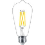 Philips MASTER Value LED-Glühbirne E27, Edison-Filament, klar, 5,9 W, 806 lm – 927, sehr warmes Weiß | Beste Farbwiedergabe – ersetzt 60 W