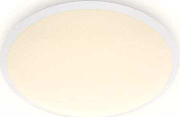 Philips Cavanal badkamer plafondlamp - wit - rond - klein -12 W