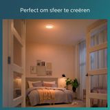 Philips Superslim CL550 Ceiling lamp �430 mm LED 22W 2700K SceneSwitch IP20, White
