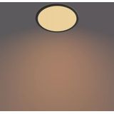 Philips - SuperSlim - Plafondlamp - Zwart - Rond - 15 W - SceneSwitch