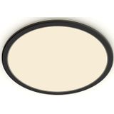 Philips - SuperSlim - Plafondlamp - Zwart - Rond - 15 W - SceneSwitch