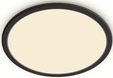 Philips - SuperSlim - Plafondlamp - Zwart - Rond - 15 W - SceneSwitch