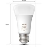 SET 2x Dimbare LED Lamp Philips Hue WHITE AMBIANCE E27/6W/230V 2200-6500K
