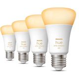 Philips Hue - White Ambiance - LED Lampen - E27 - 800 Lumen - 4 Stuks
