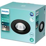 Philips Dive badkamer inbouwspot -  zwart - 5 W - 1 pack