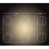 Plafondlamp - Modern - Wit - Metaal