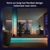 Philips - Hue Gradient Lightstrip - 2 m - White and Color Ambiance - Bluetooth