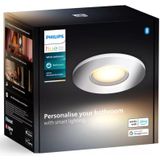 Philips Hue Adore Badkamer inbouwspot | Rond | Chroom | White Ambiance | 1 stuk