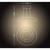 Philips Hue Amaze hanglamp warm tot koelwit licht wit 1 dimmer switch