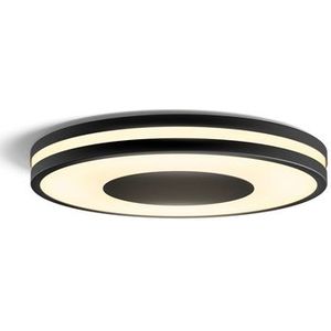 Philips Hue Being plafondlamp warm tot koelwit licht zwart Bluetooth incl. 1 dimmer switch