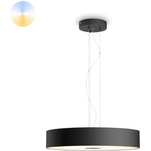Philips Hue Fair hanglamp - warm tot koelwit licht - zwart - 1 dimmer switch