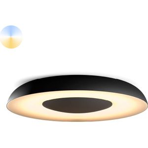 Philips Hue Still plafondlamp White Ambiance zwart Bluetooth incl. 1 dimmer switch