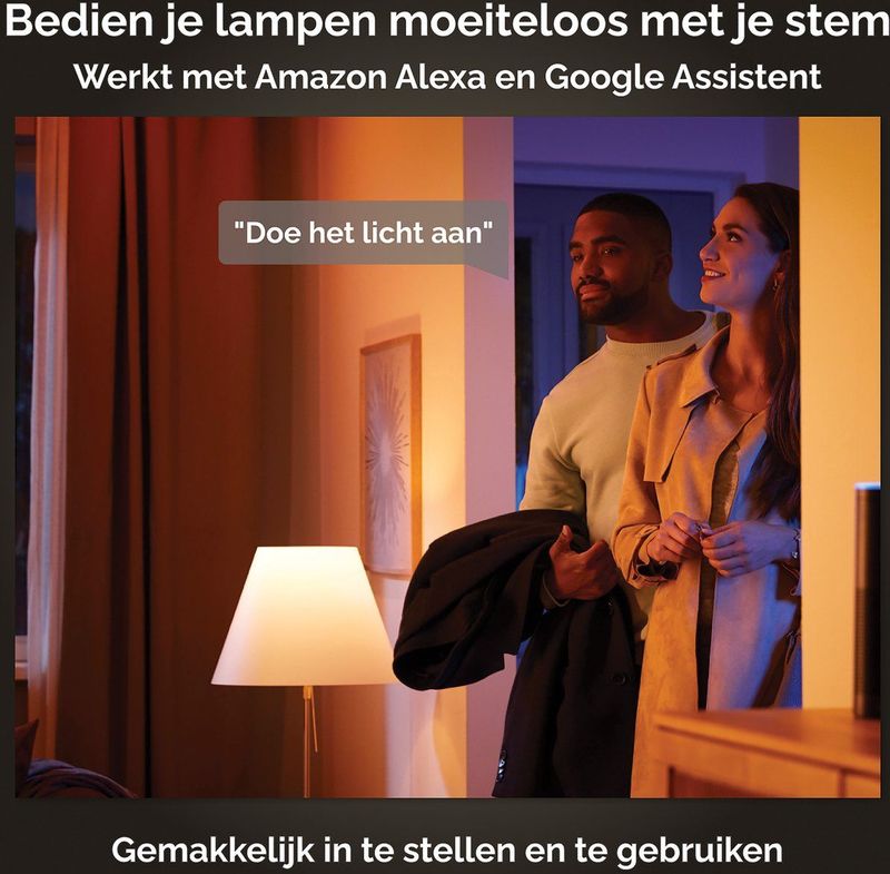 Philips Hue Still plafondlamp White Ambiance wit Bluetooth incl. 1 dimmer switch