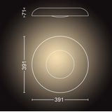 Philips Hue Still plafondlamp White Ambiance wit Bluetooth incl. 1 dimmer switch