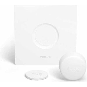 Philips Hue Smart Button - Bedien Lampen met één Klik - Flexibele en Draadloze Montage - Verbind met Bluetooth of Hue Bridge - Werkt met Alexa en Google Home
